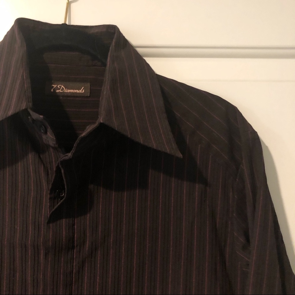 Seven of Diamond charcoal shirt size small